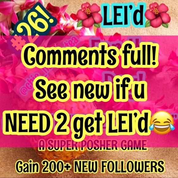 LEI’d Other - See..like.share..tag.NEW I need2get LEID LISTING🌺
